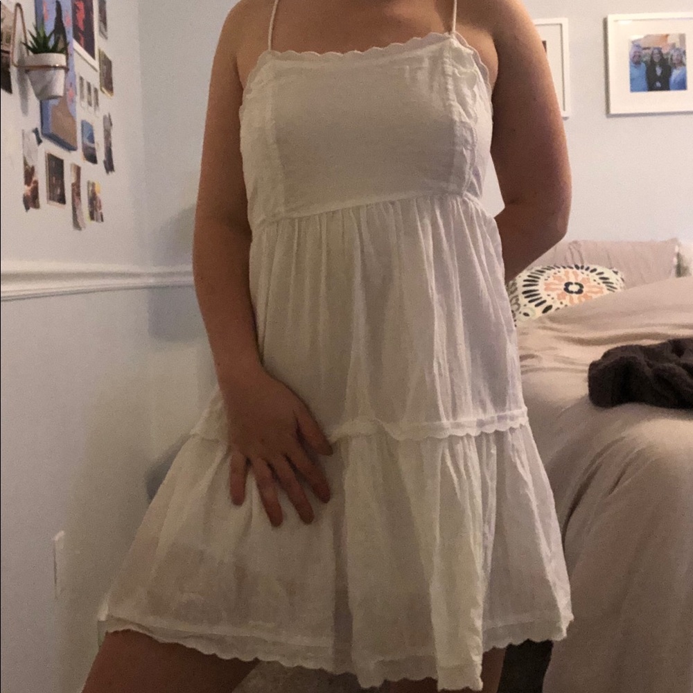Urban outfitters white babydoll dress